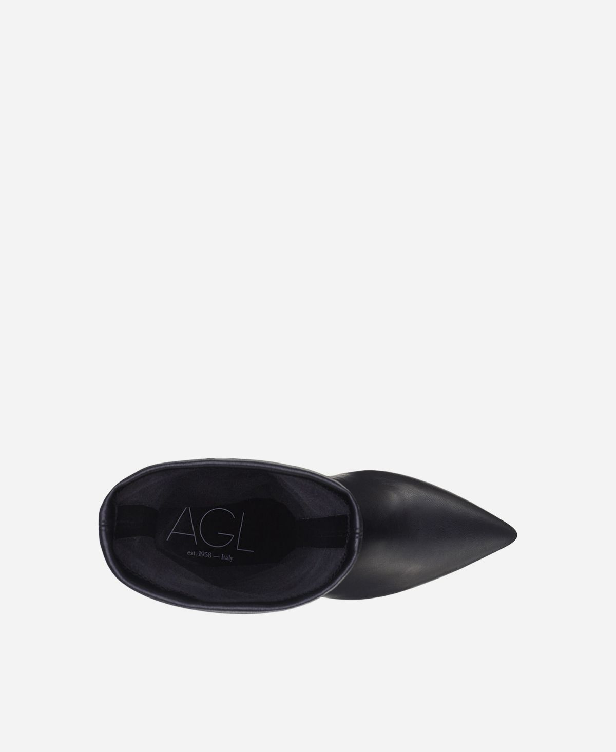 Agl Stivaletto in pelle stretch Nero LILLY Consegna Veloce