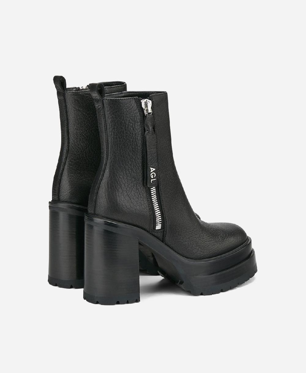 Agl Stivaletto in pelle Nero Tora Online