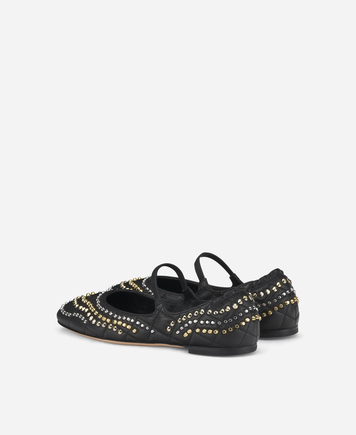 Agl Ballerina con borchie Nero Iris Studs In Vendita