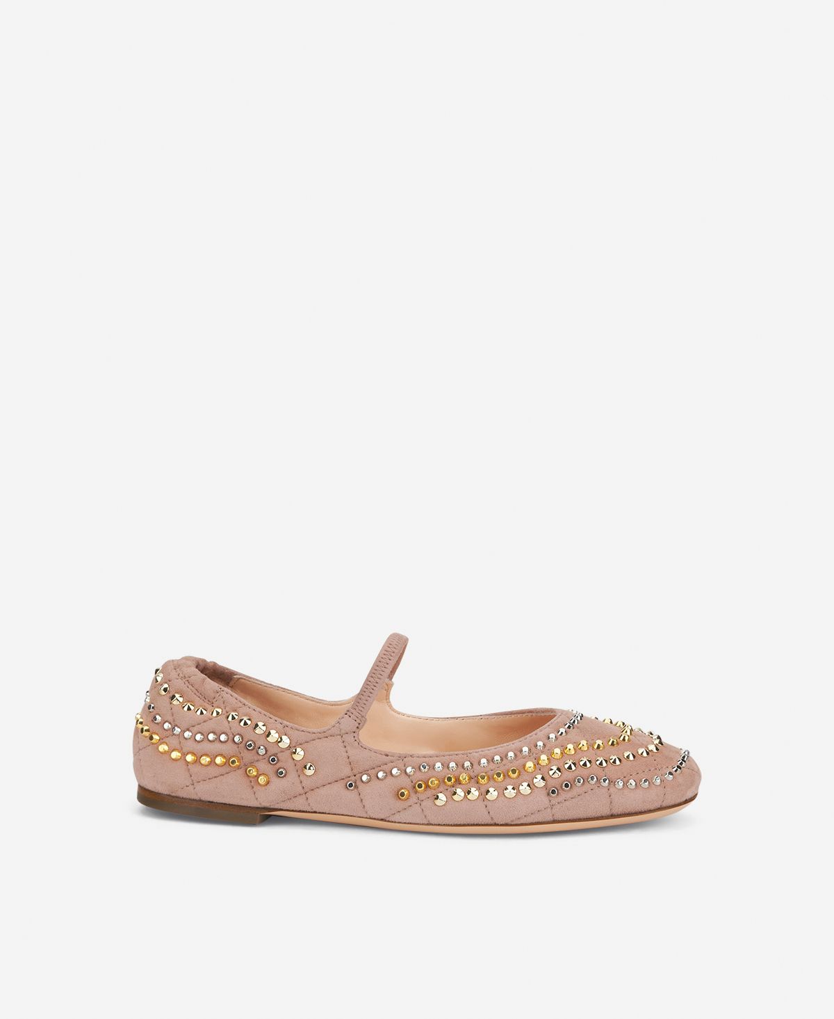 Agl Ballerina con borchie Rosa cipria Iris Studs Saldi