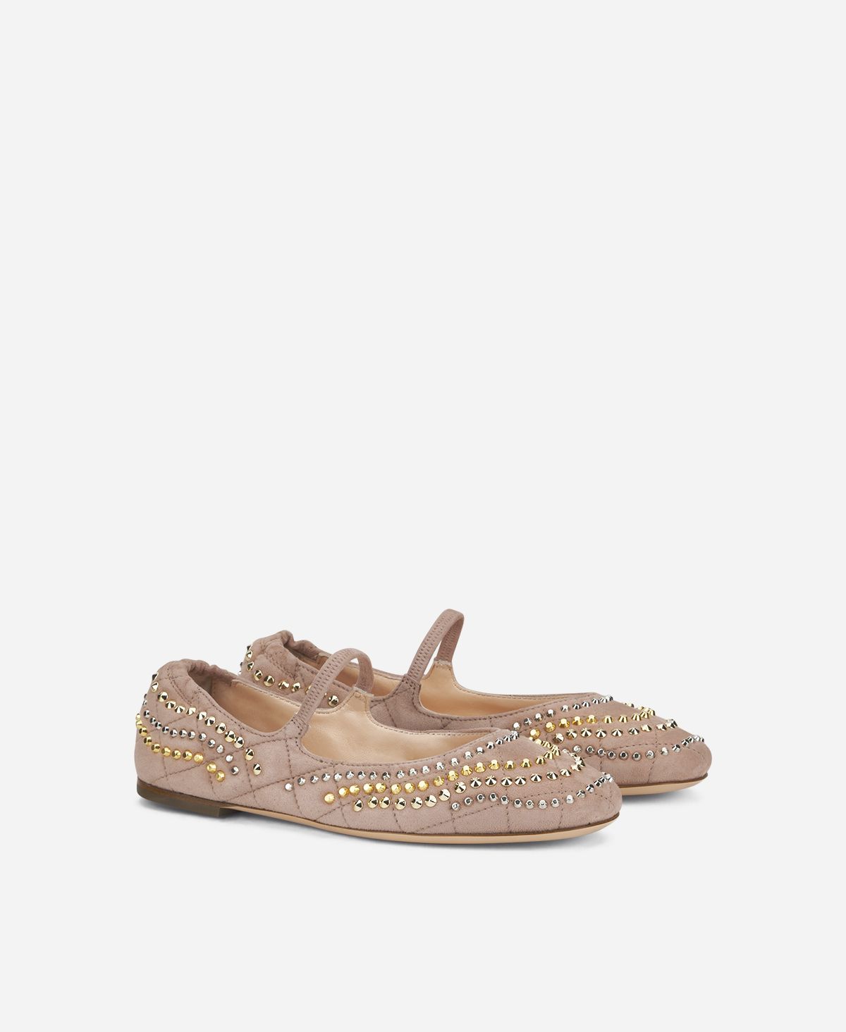 Agl Ballerina con borchie Rosa cipria Iris Studs Saldi