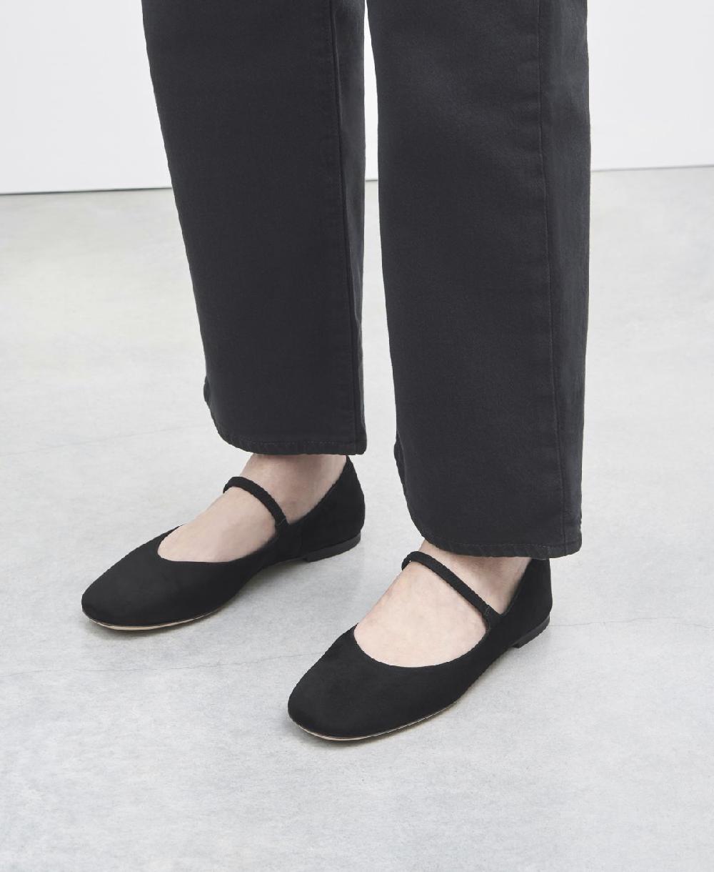 Agl Ballerina in velour Nero Iris Offerte