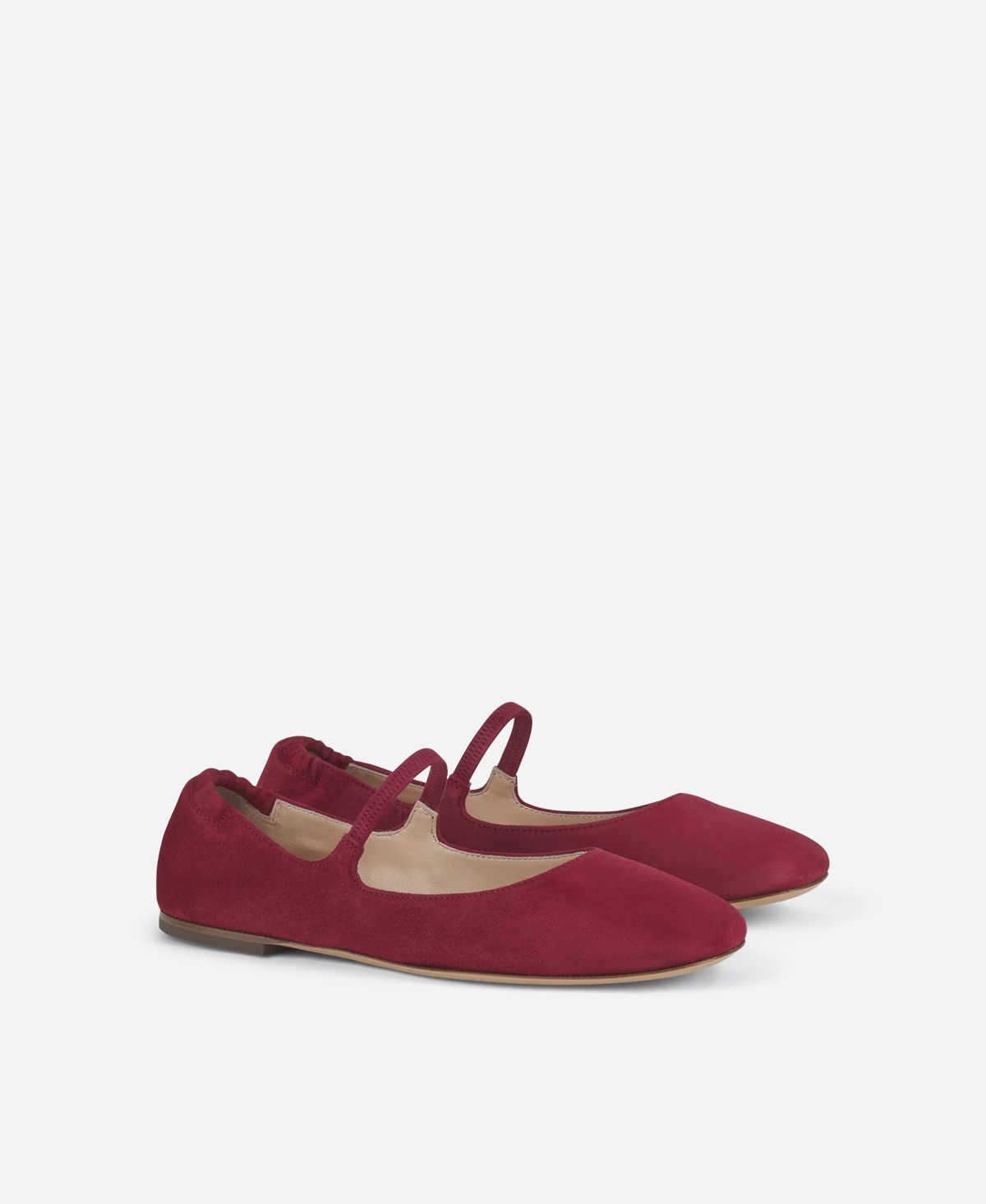 Agl Ballerina in velour Rosso Iris Hotsell