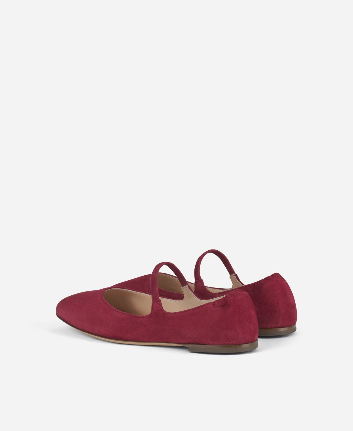 Agl Ballerina in velour Rosso Iris Hotsell