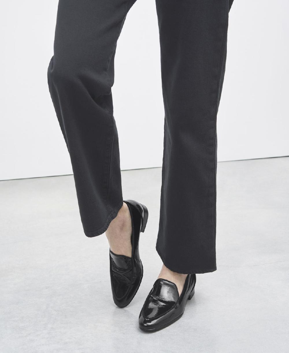 Agl Loafer con profili in suede Nero Costanza Edge Saldi Di Fabbrica