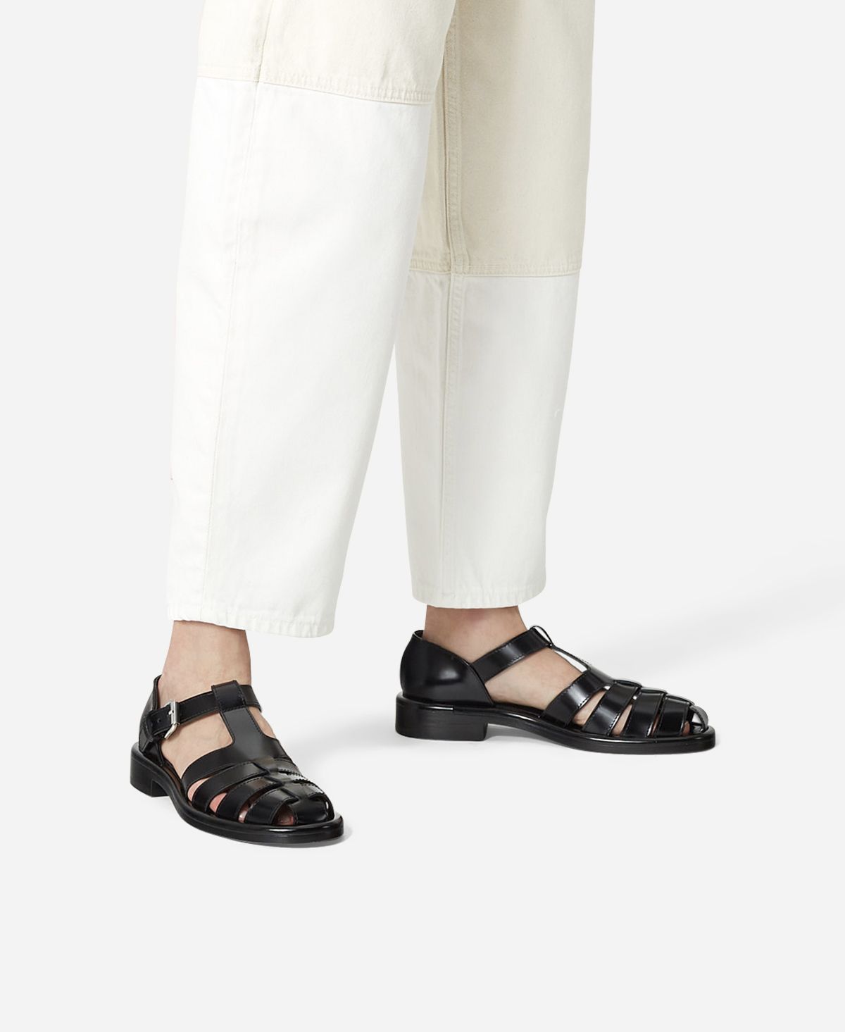 Agl Scarpa a gabbia Nero ALISON OPEN Italia