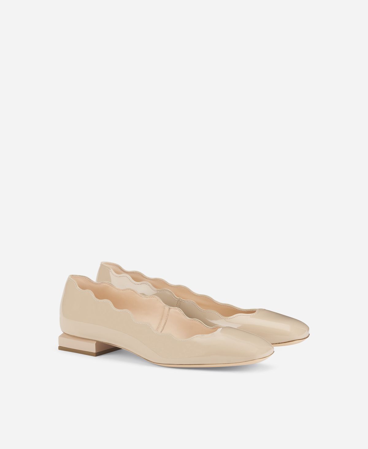 Agl Ballerina in vernice Beige Angie L Wave Vendita