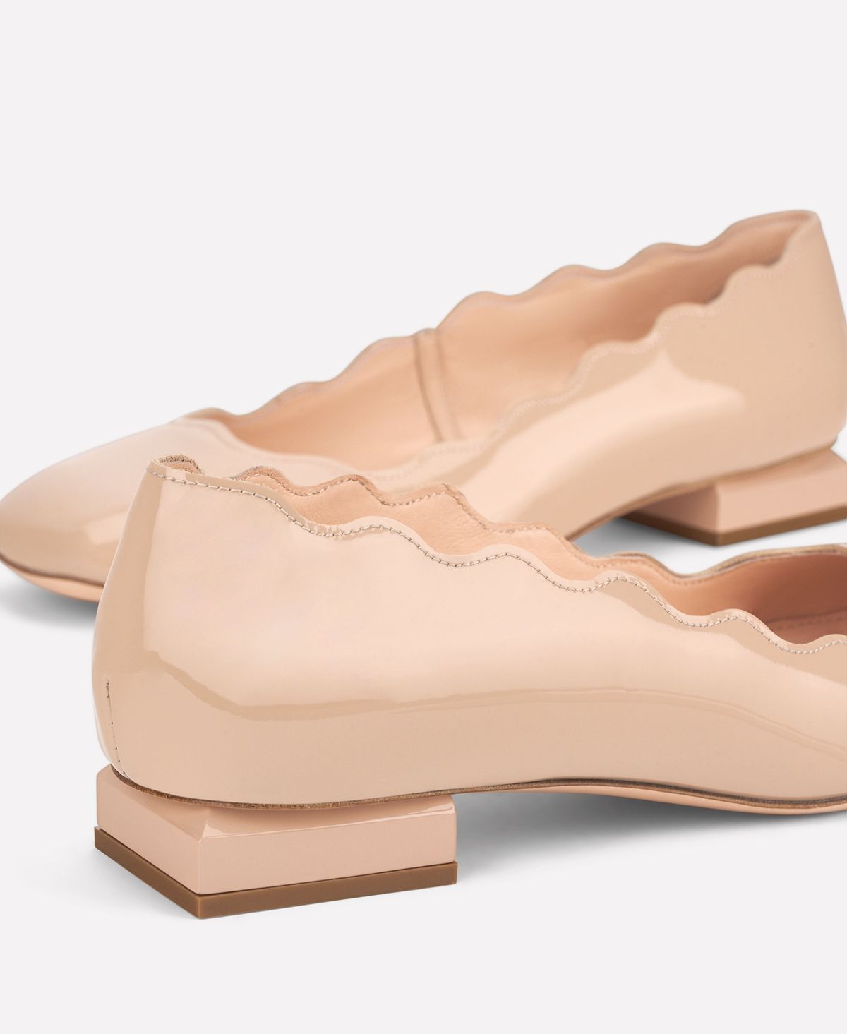Agl Ballerina in vernice Beige Angie L Wave Vendita