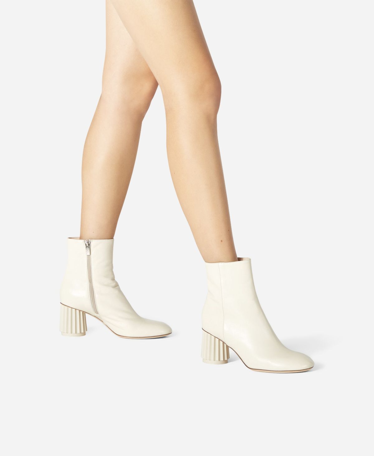 Agl Stivaletto con tacco design Crema Dorica M Bootie Promozione Limitata