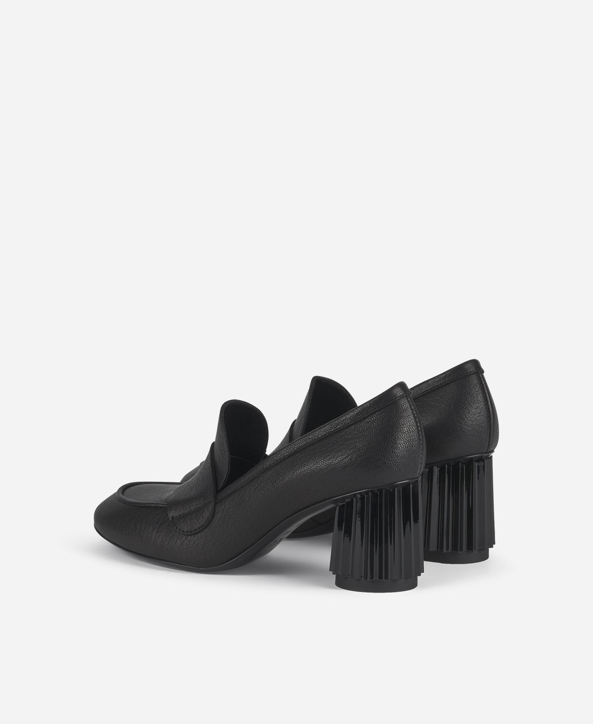 Agl Mocassino con tacco Nero Dorica M Moc Fino Al -60%