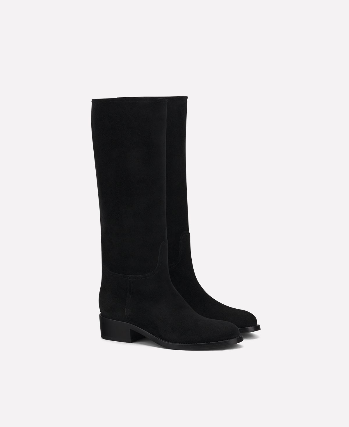 Agl Stivale in velour waterproof Nero Georgia Convenienza