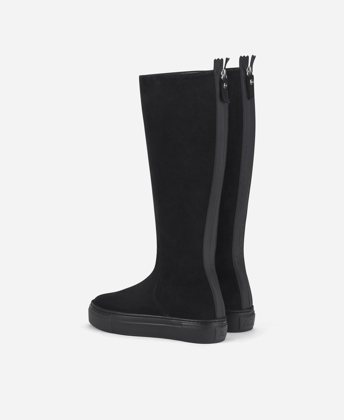 Agl Stivale sportivo in velour Nero Meghan Boot Online