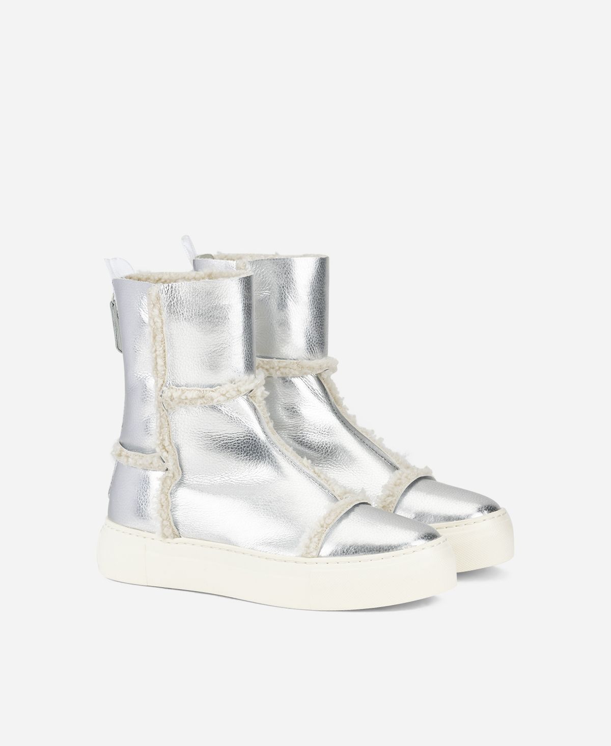 Agl Sneaker in eco montone Argento Rosy Saldi