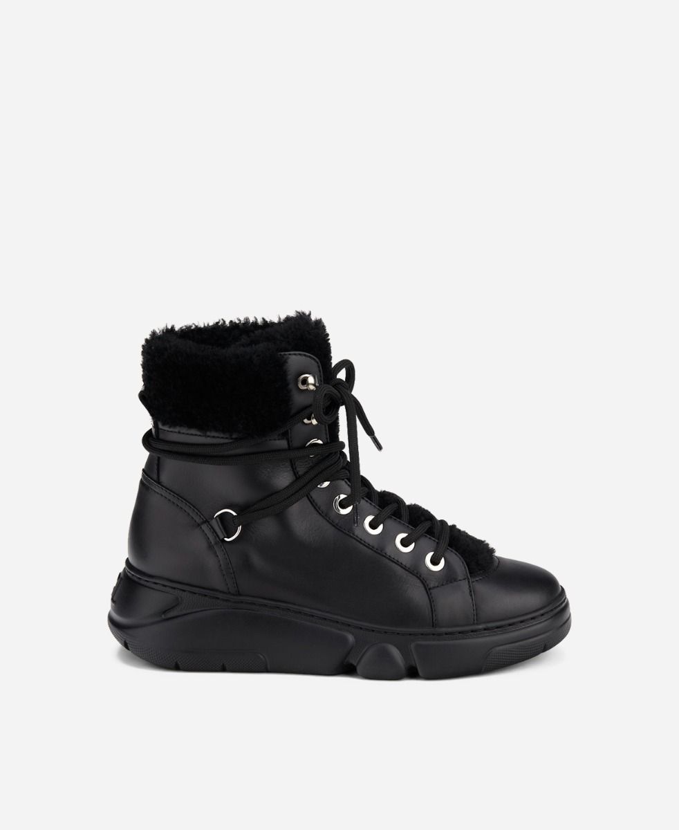 Agl Sneaker con montone Nero GISELLE Offerte