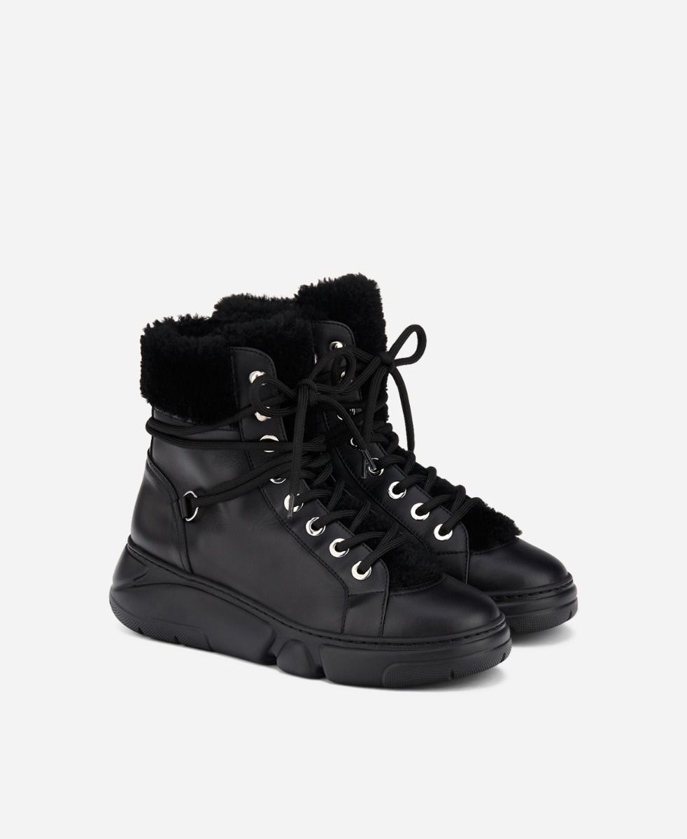 Agl Sneaker con montone Nero GISELLE Offerte
