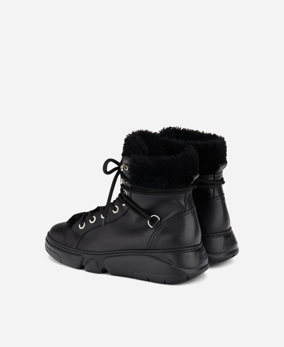 Agl Sneaker con montone Nero GISELLE Offerte