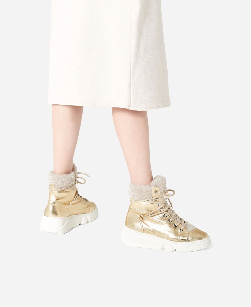 Agl Sneaker con montone Platino GISELLE Hotsell