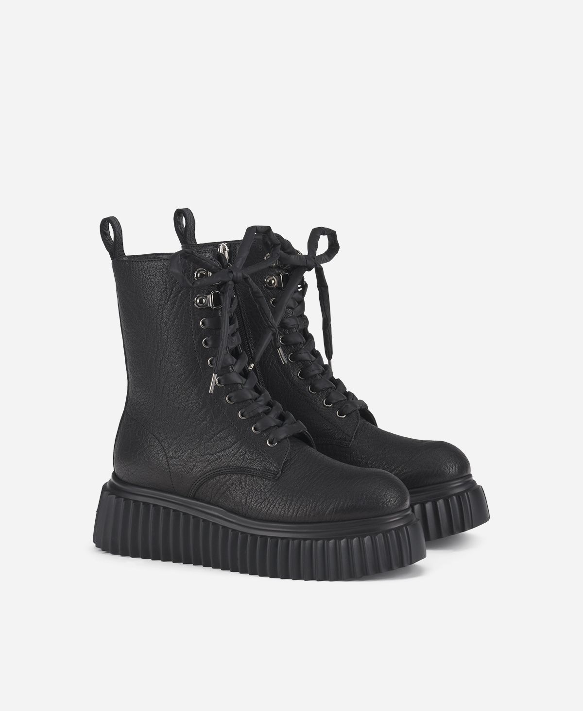Agl Biker in pelle Nero Marina Vendita Calda