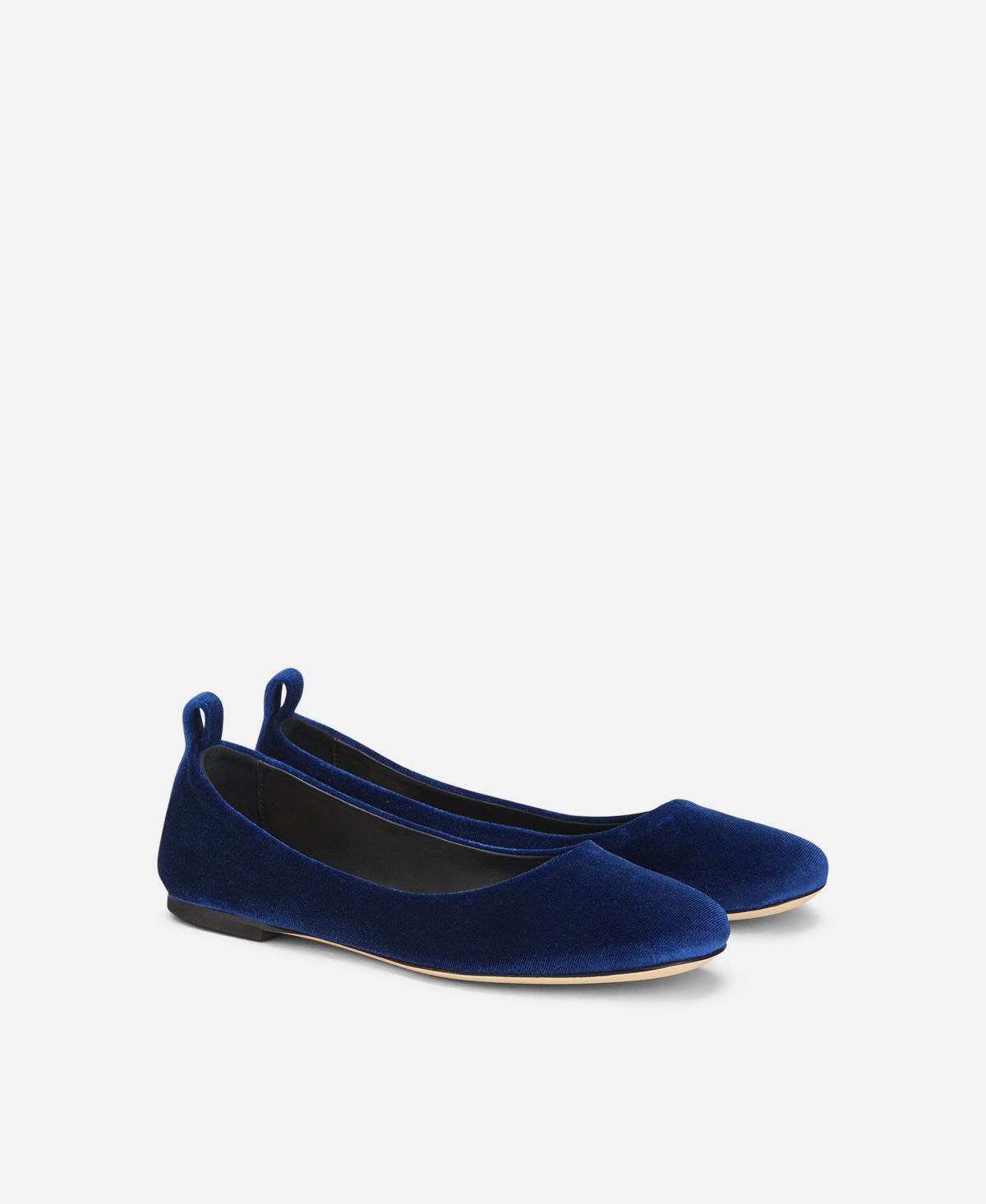 Agl Ballerina in velluto Blu Kim Negozi Online