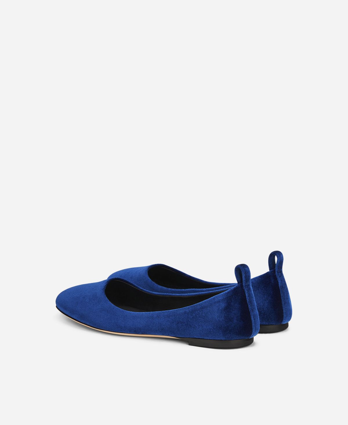 Agl Ballerina in velluto Blu Kim Negozi Online