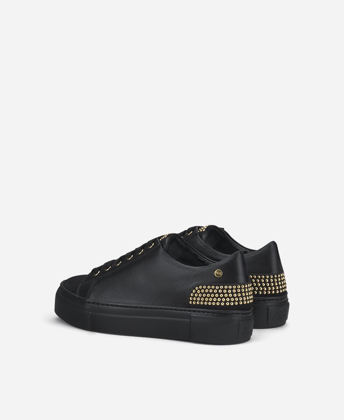 Agl Sneaker con borchie sul tallone Nero Stella Shopping Online