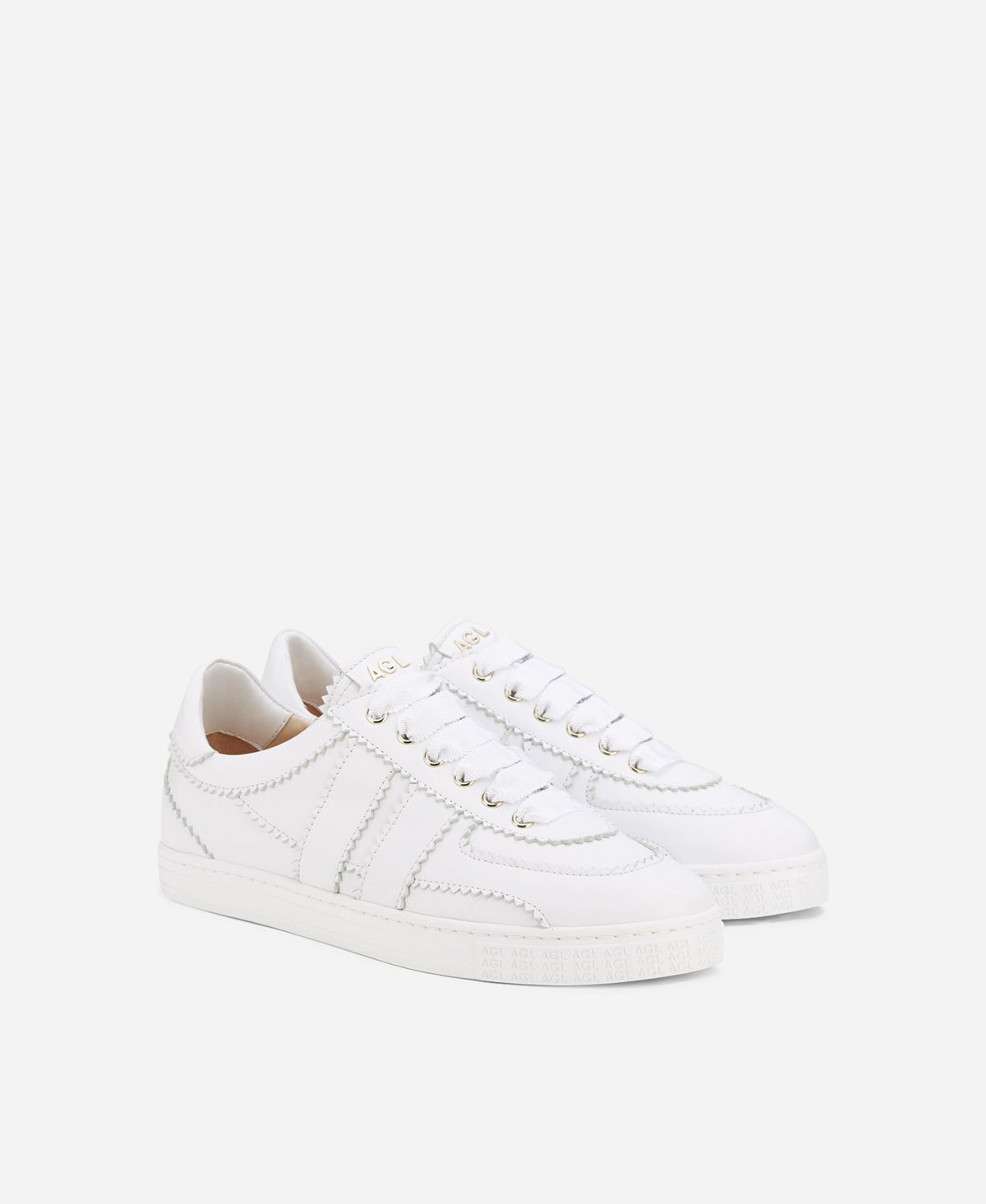 Agl Sneaker in pelle Bianco Leda Convenienza