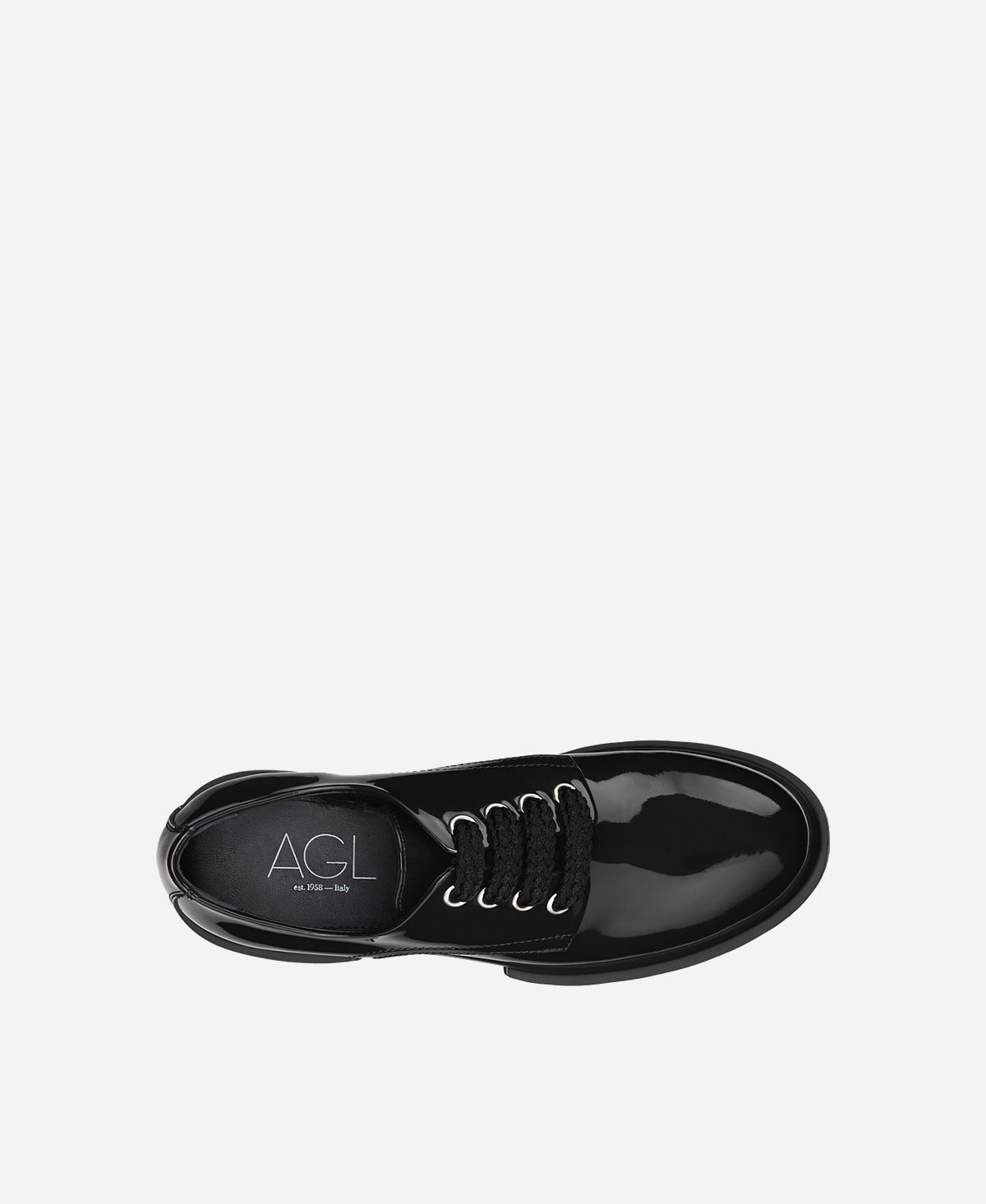 Agl Stringata in pelle Nero MAXINE LACE UP Novità