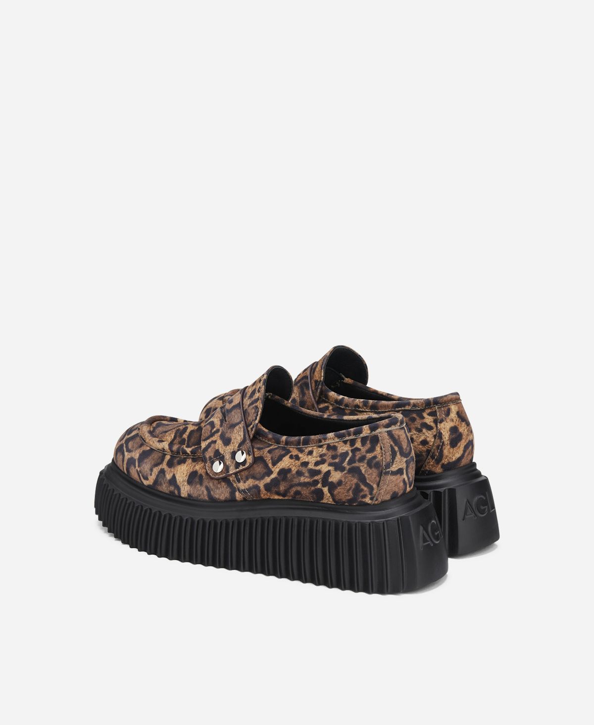 Agl Mocassino chunky Stampa leopard DANY Sconto