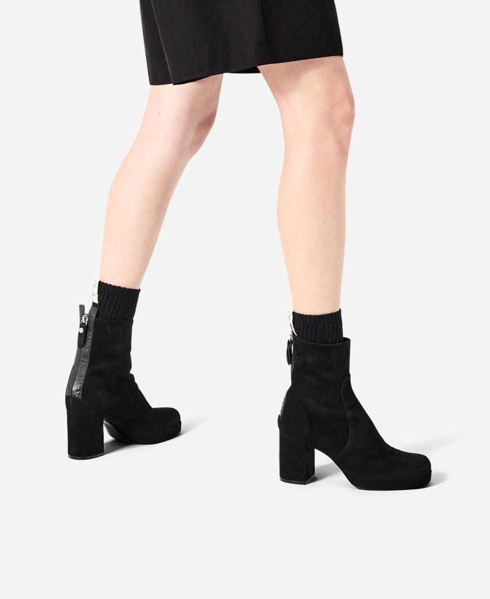 Agl Stivaletto in velour Nero BETTY I Più Venduti