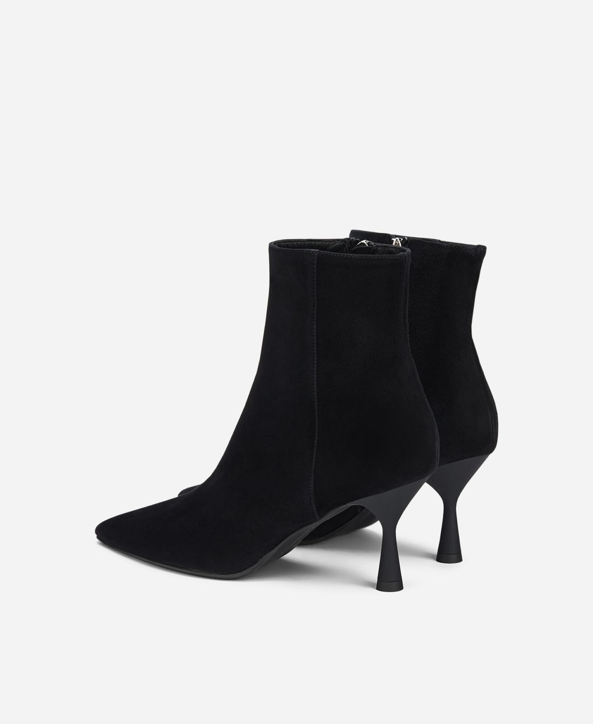Agl Stivaletto in velour Nero IDE BOOTIE Vendite Flash