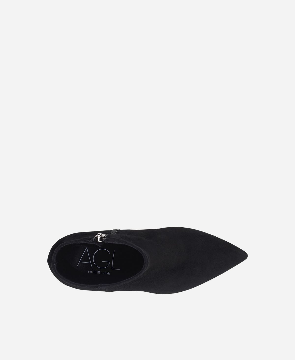 Agl Stivaletto in velour Nero IDE BOOTIE Vendite Flash