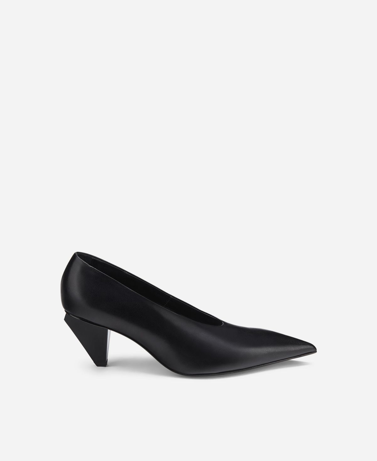 Agl Décolleté in pelle Nero KNIFE PUMP In Saldo
