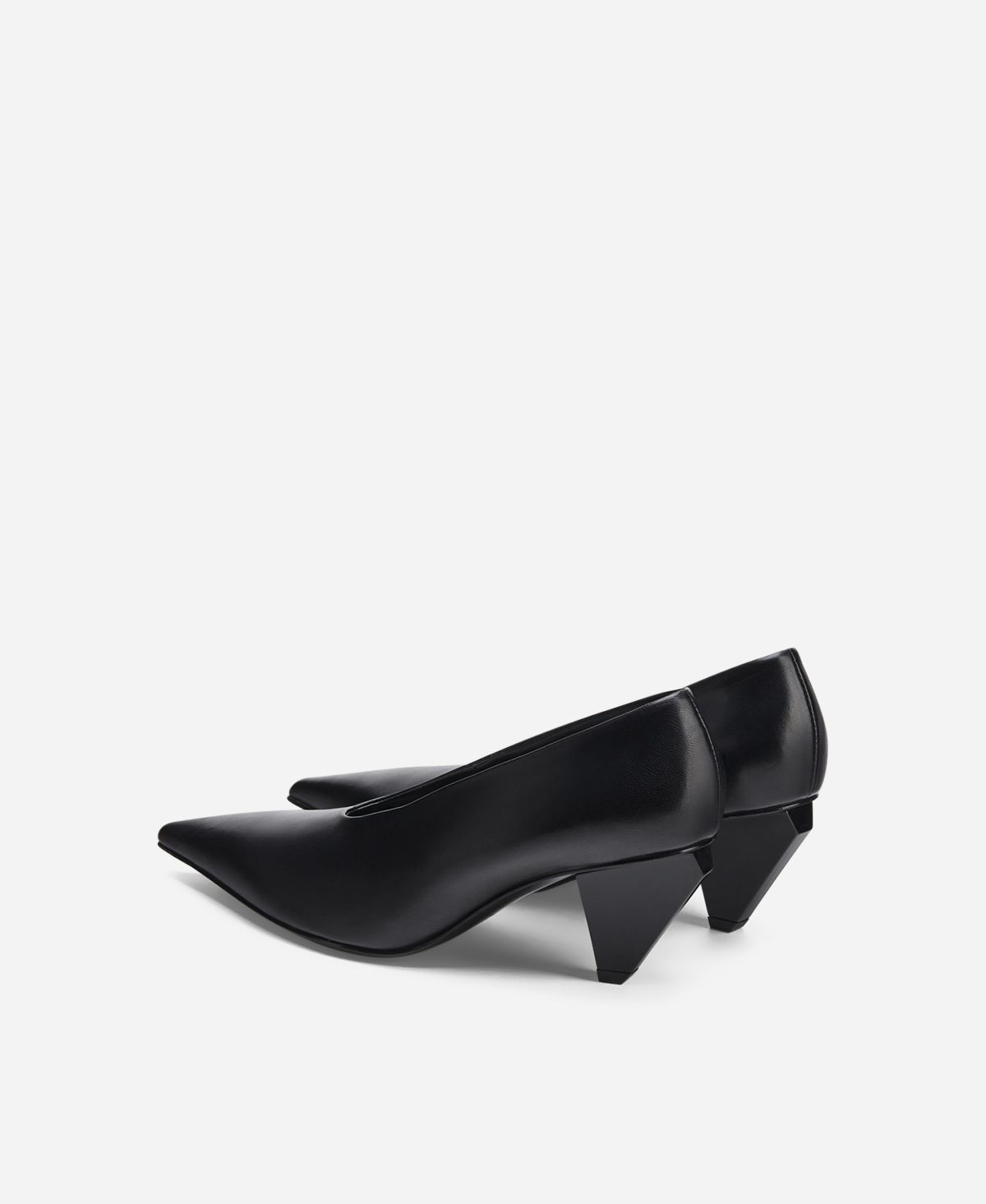 Agl Décolleté in pelle Nero KNIFE PUMP In Saldo
