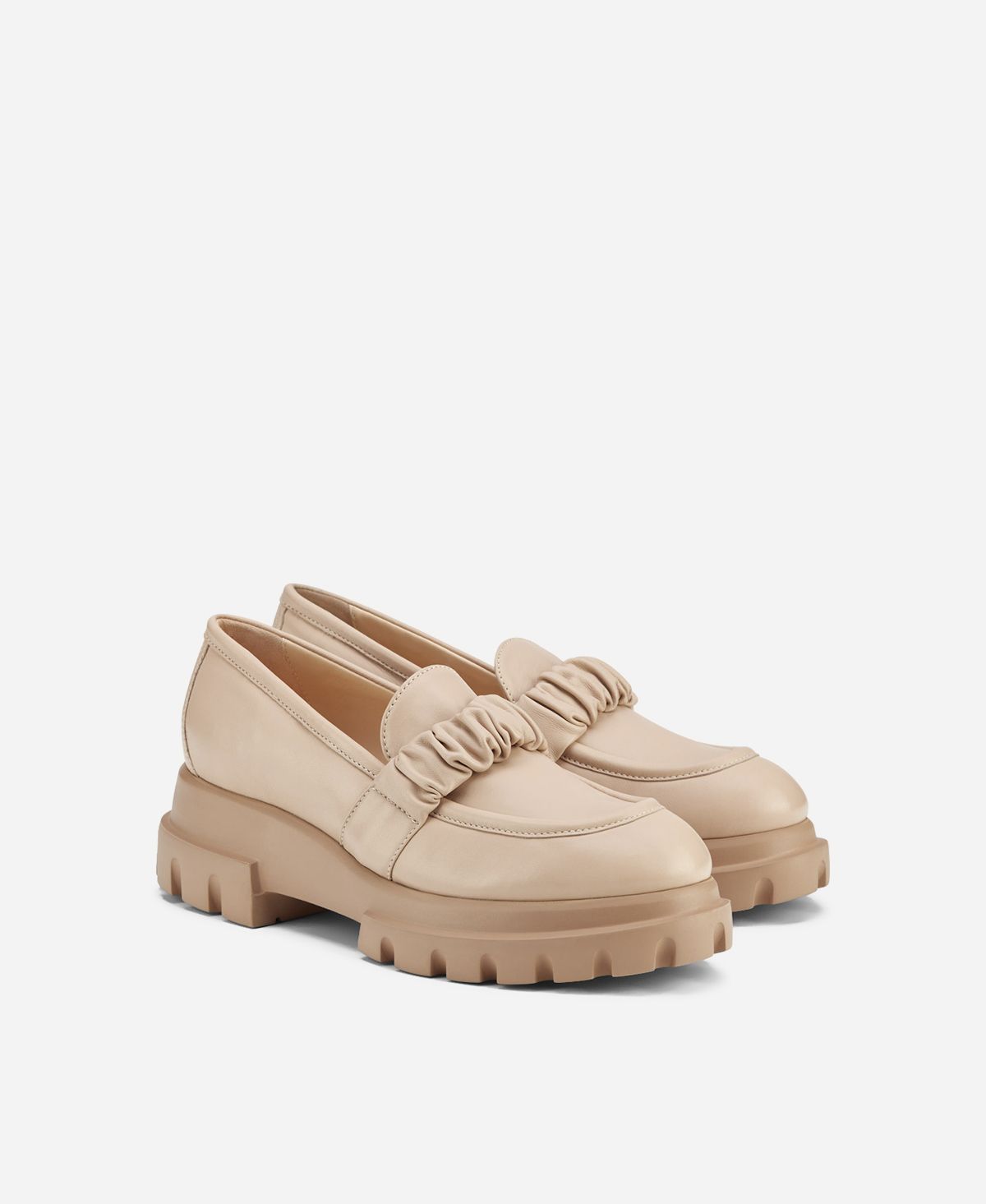 Agl Mocassino con rouche Beige CELESTE Soddisfazione Garantita