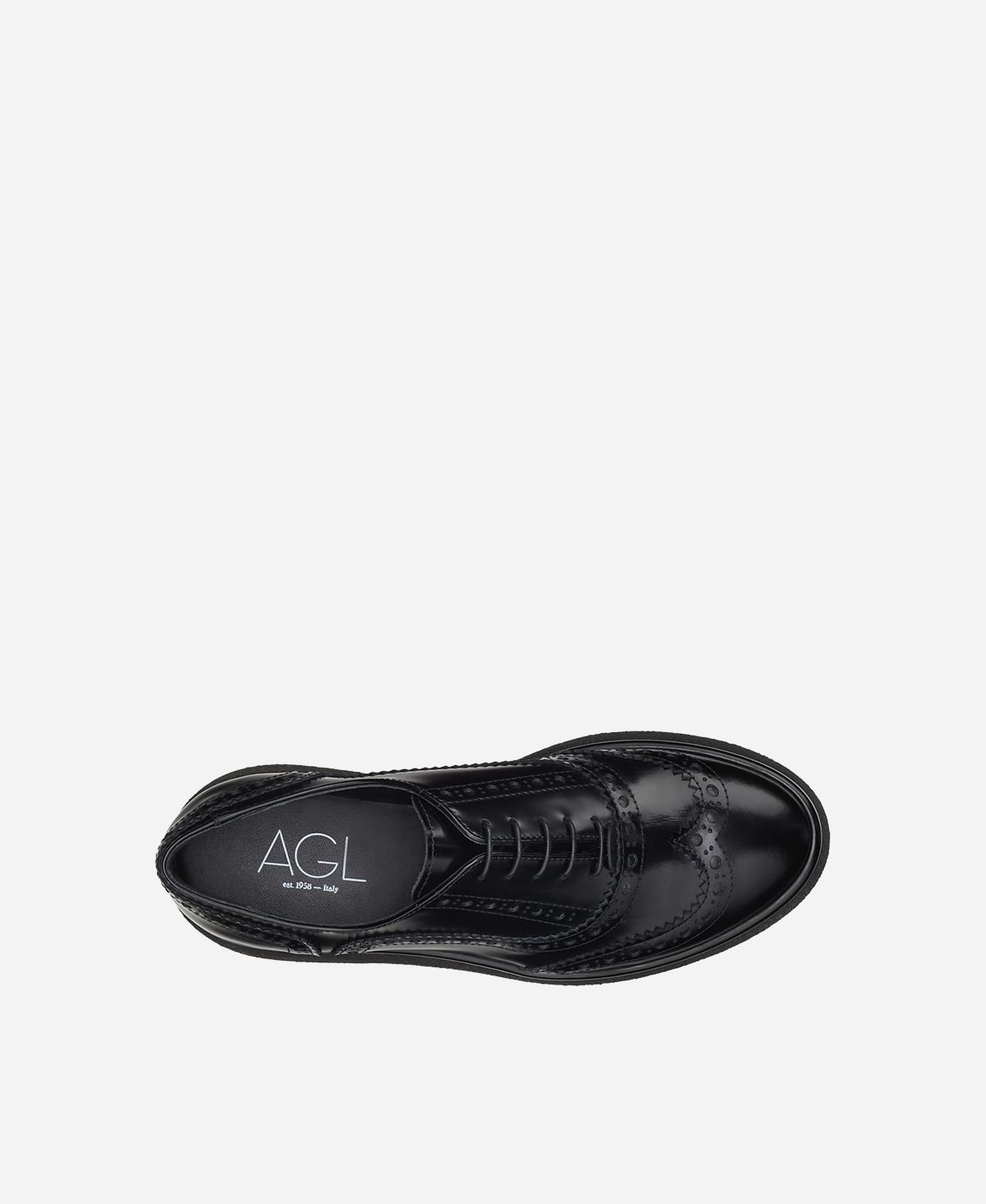 Agl Stringata in pelle Nero ALISON R LACE UP Acquista Ora