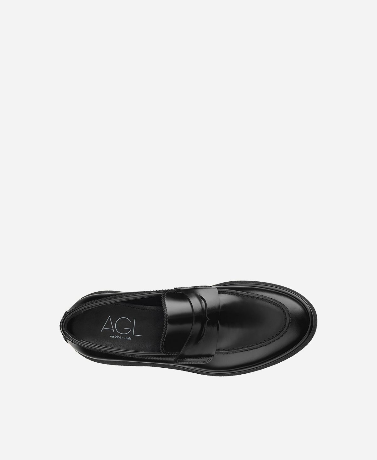Agl Mocassino con para Nero ALISON R MOC Consegna Veloce
