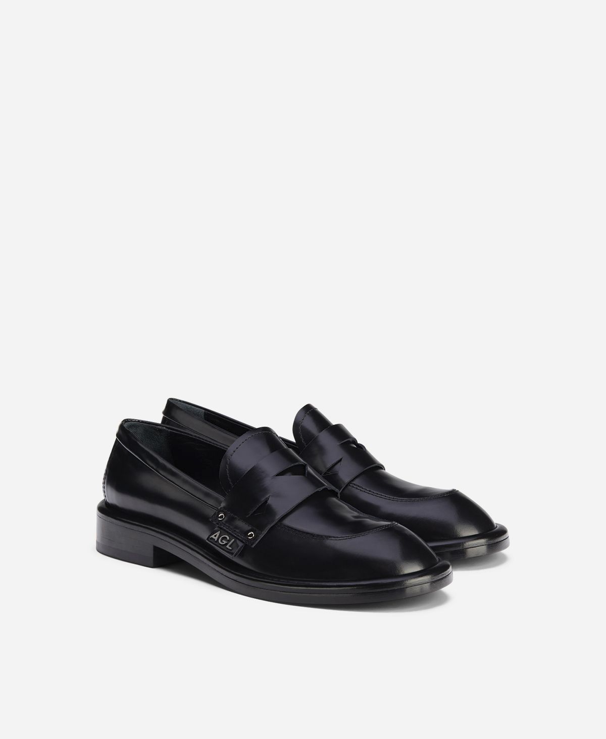 Agl Mocassino in pelle Nero ALISON MOC Shopping Online