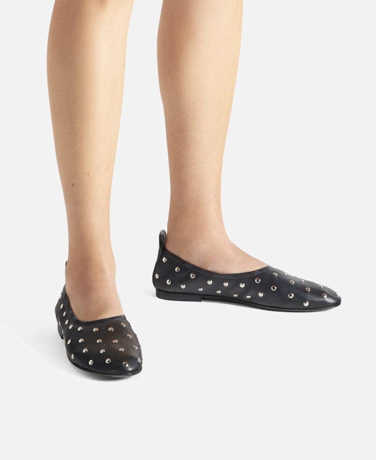 Agl Ballerina con borchie Nero Milly Soft Sottocosto
