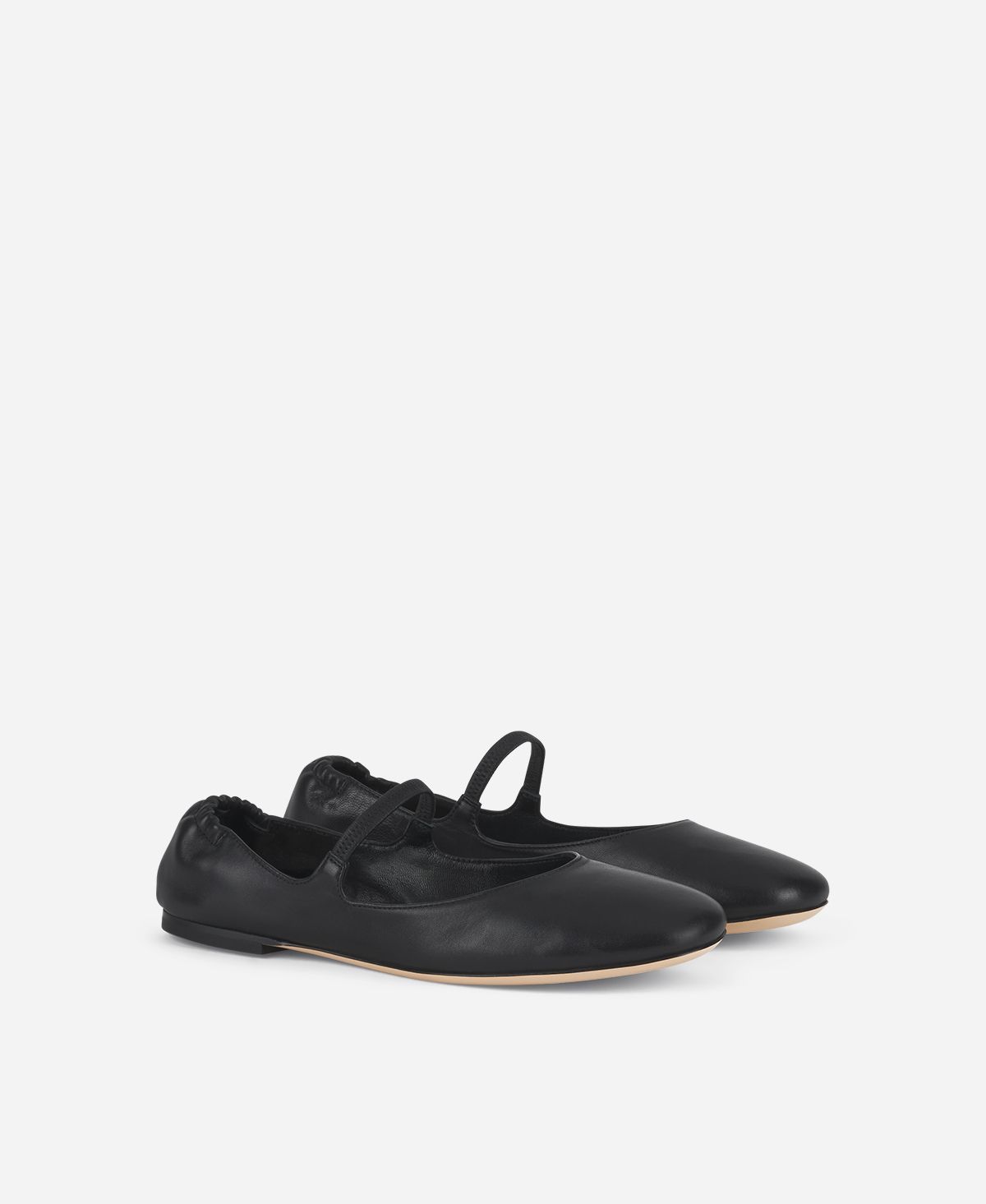 Agl Ballerina in pelle Nero Iris Convenienza