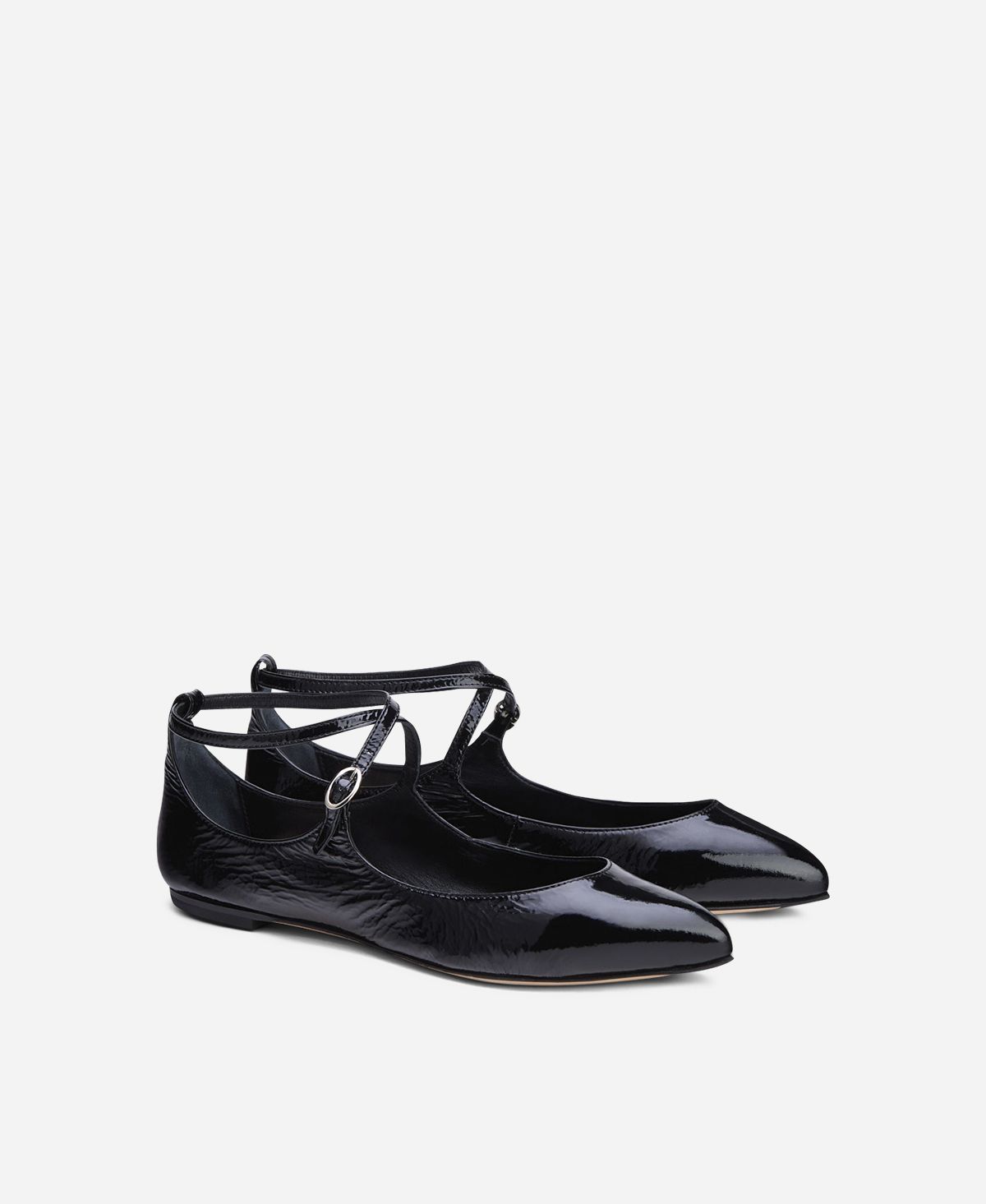 Agl Ballerina in pelle Nero Softy Ballet Novità