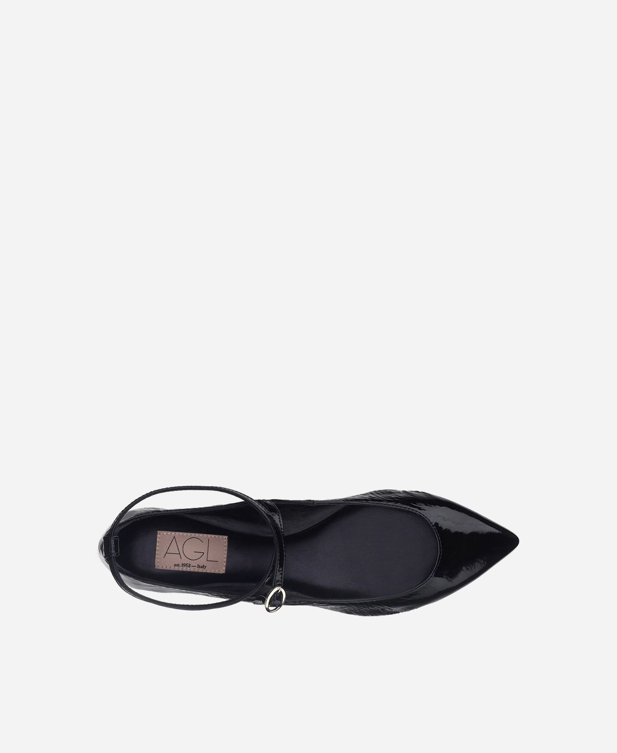 Agl Ballerina in pelle Nero Softy Ballet Novità