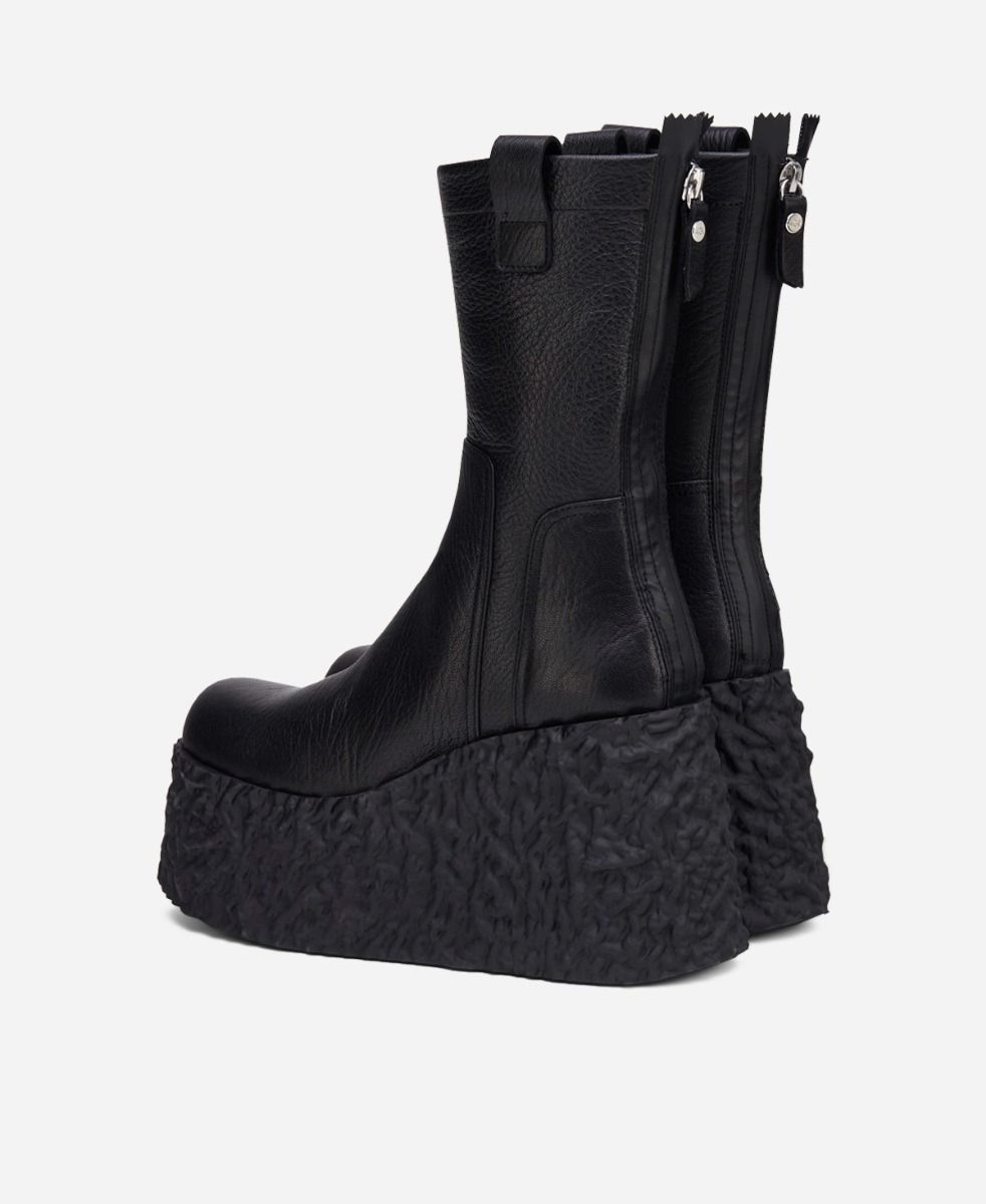 Agl Stivaletto in pelle Nero LAVA BOOTIE Economico
