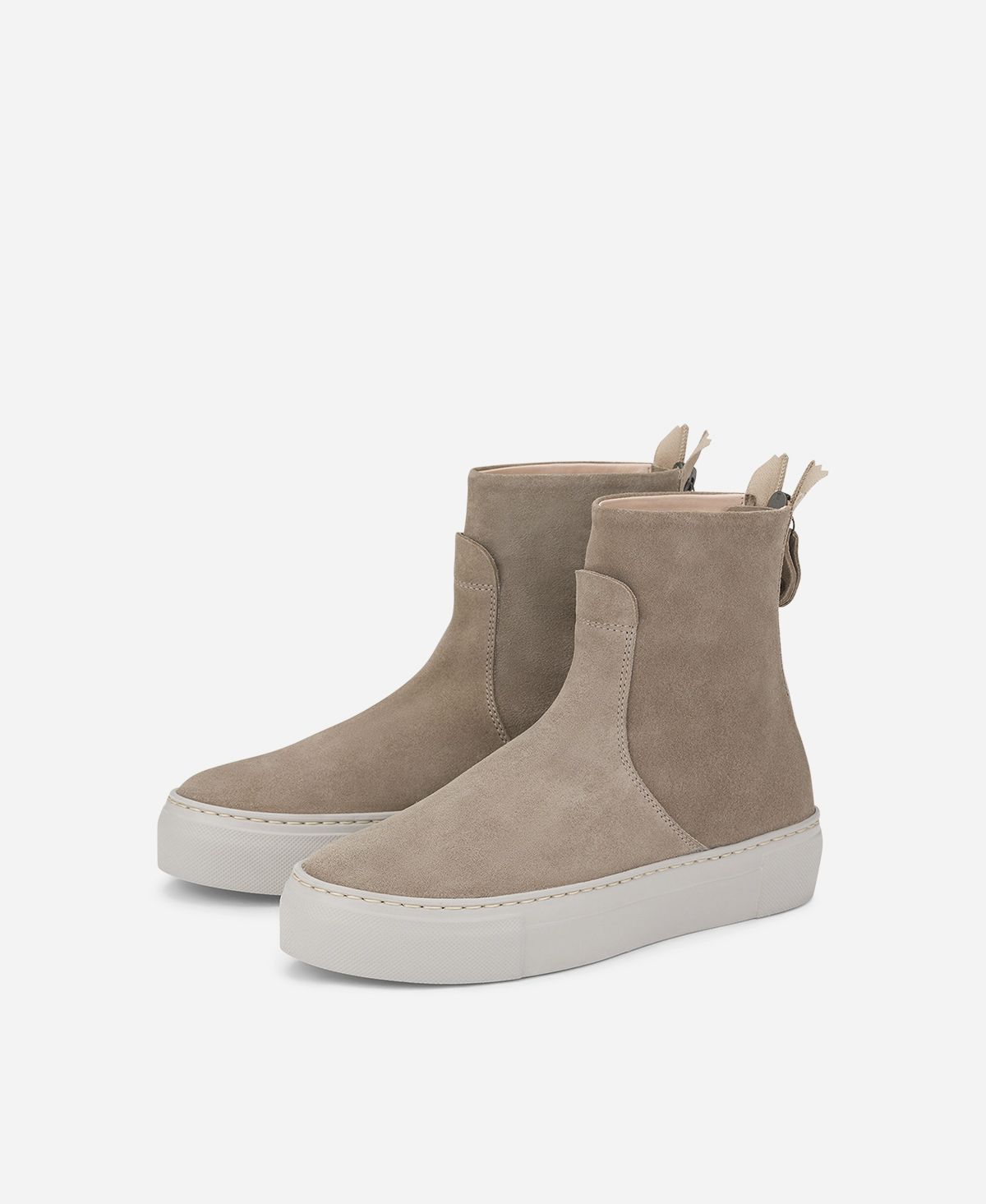 Agl Stivaletto sneaker in velour Tortora MEGHAN BOOTIE Saldi