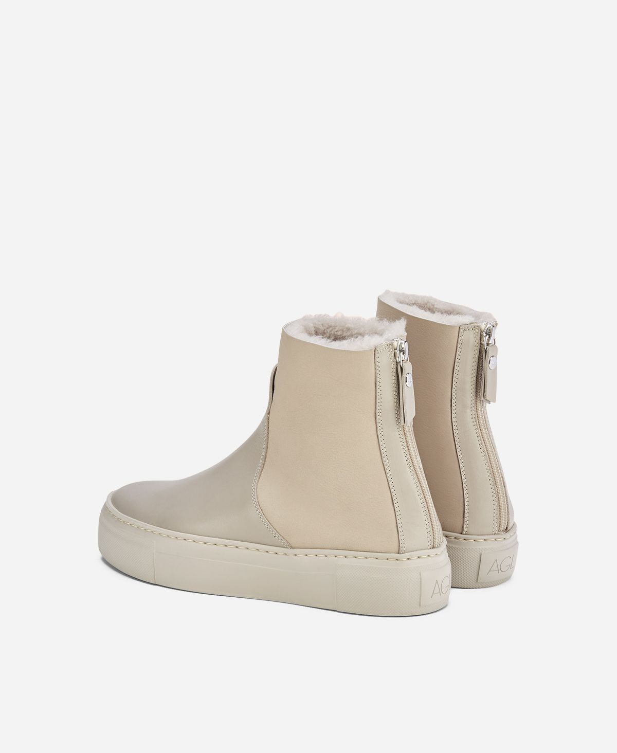 Agl Sneaker con shearling Crema MEGHAN WARM Vendita Economica