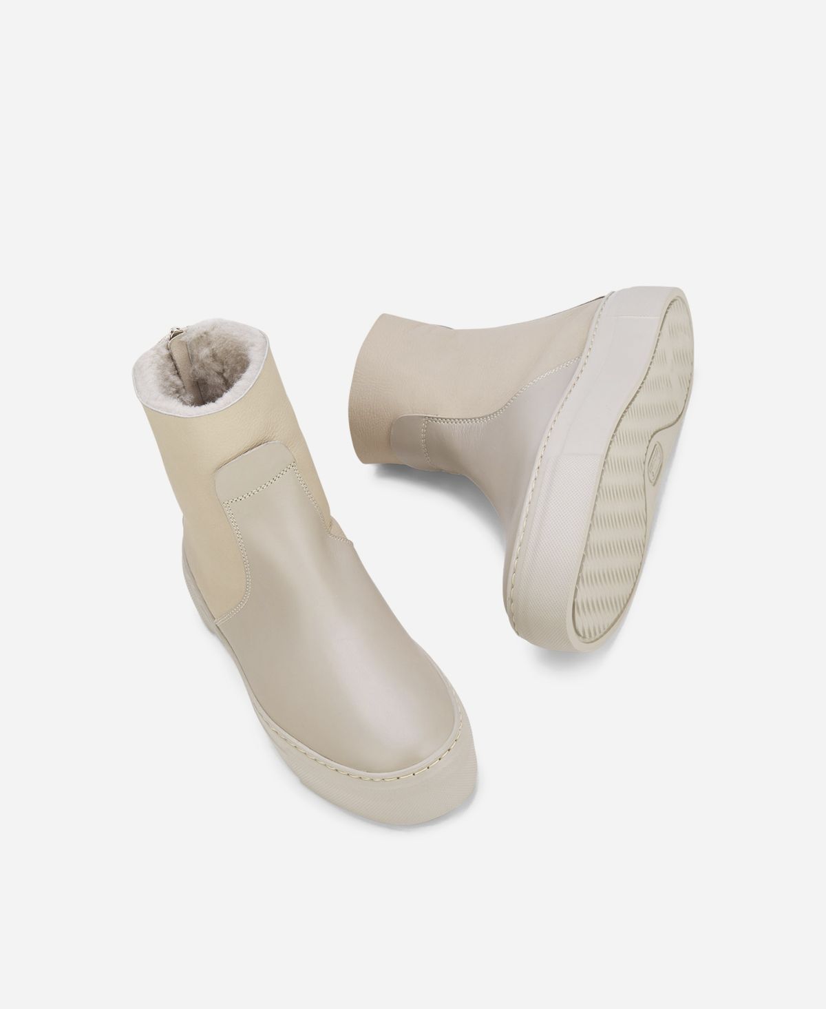Agl Sneaker con shearling Crema MEGHAN WARM Vendita Economica