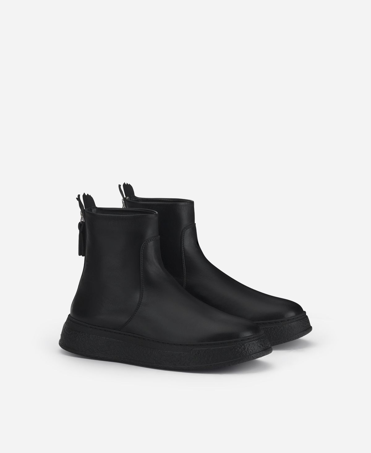 Agl Stivaletto in pelle Nero Giuly In Saldo
