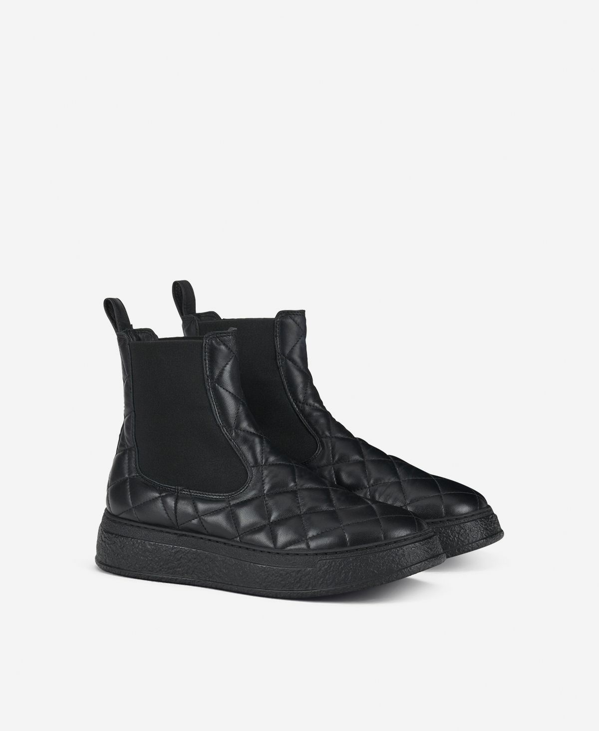 Agl Stivaletto matelassé Nero Giuly Beat Moda