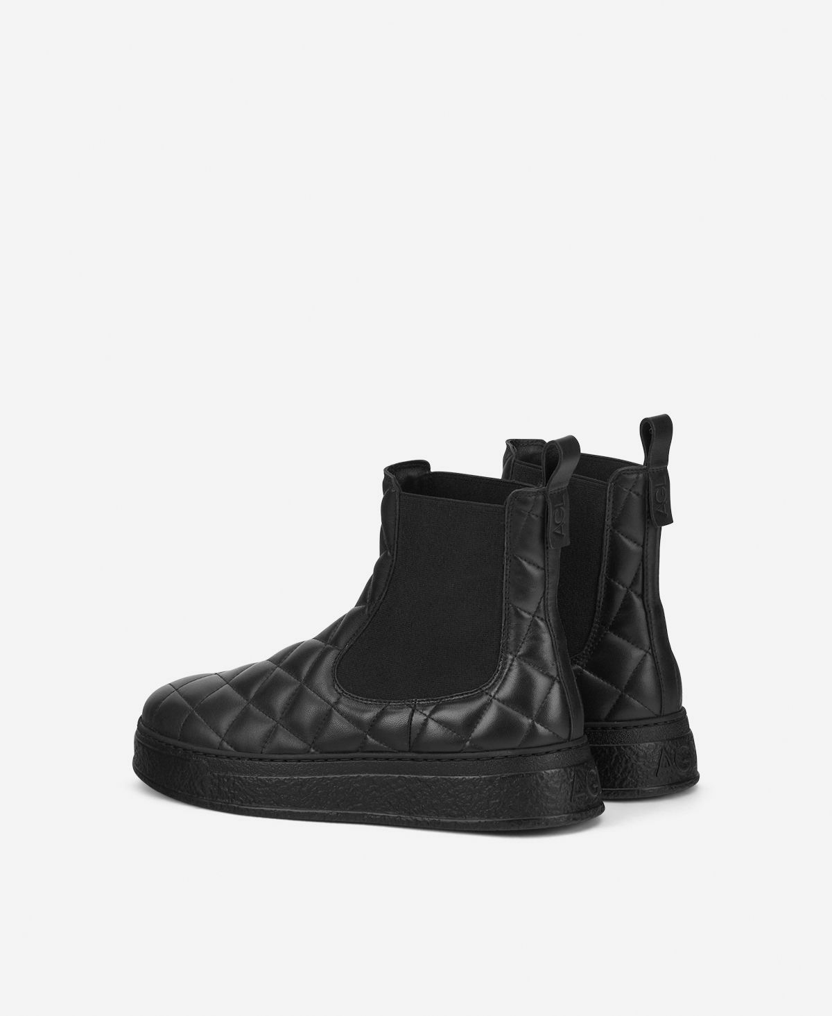 Agl Stivaletto matelassé Nero Giuly Beat Moda