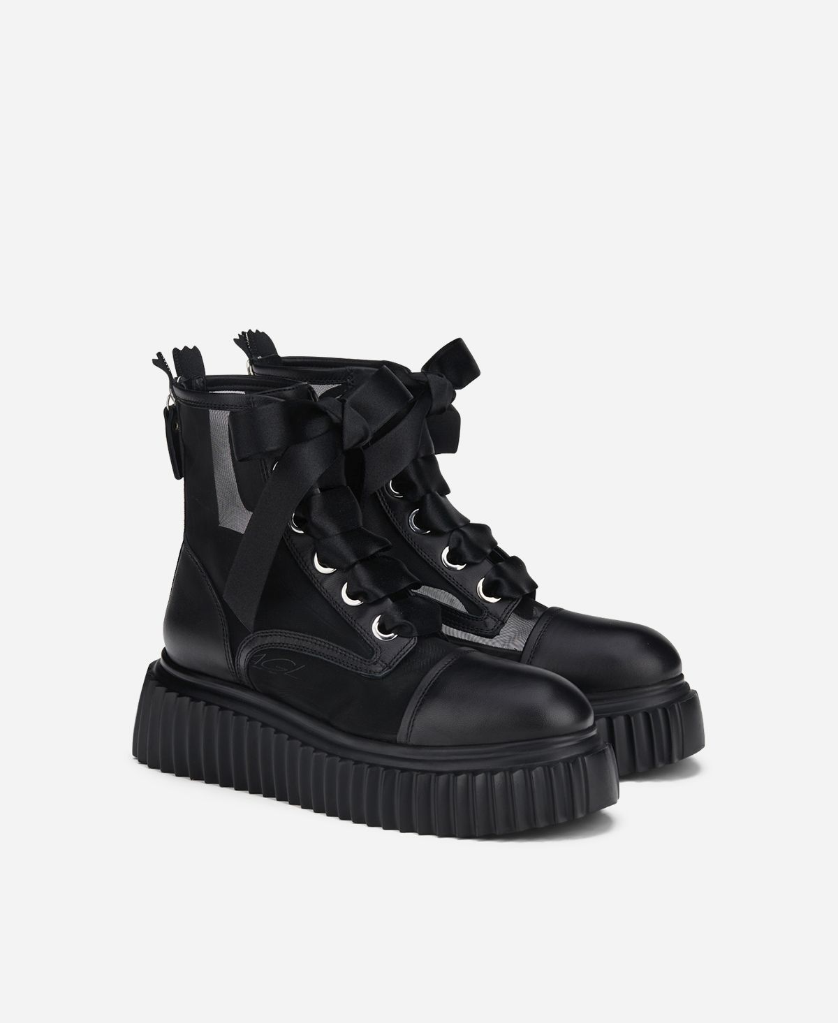Agl Stivaletto con rete Nero Iggy Ghost Italia