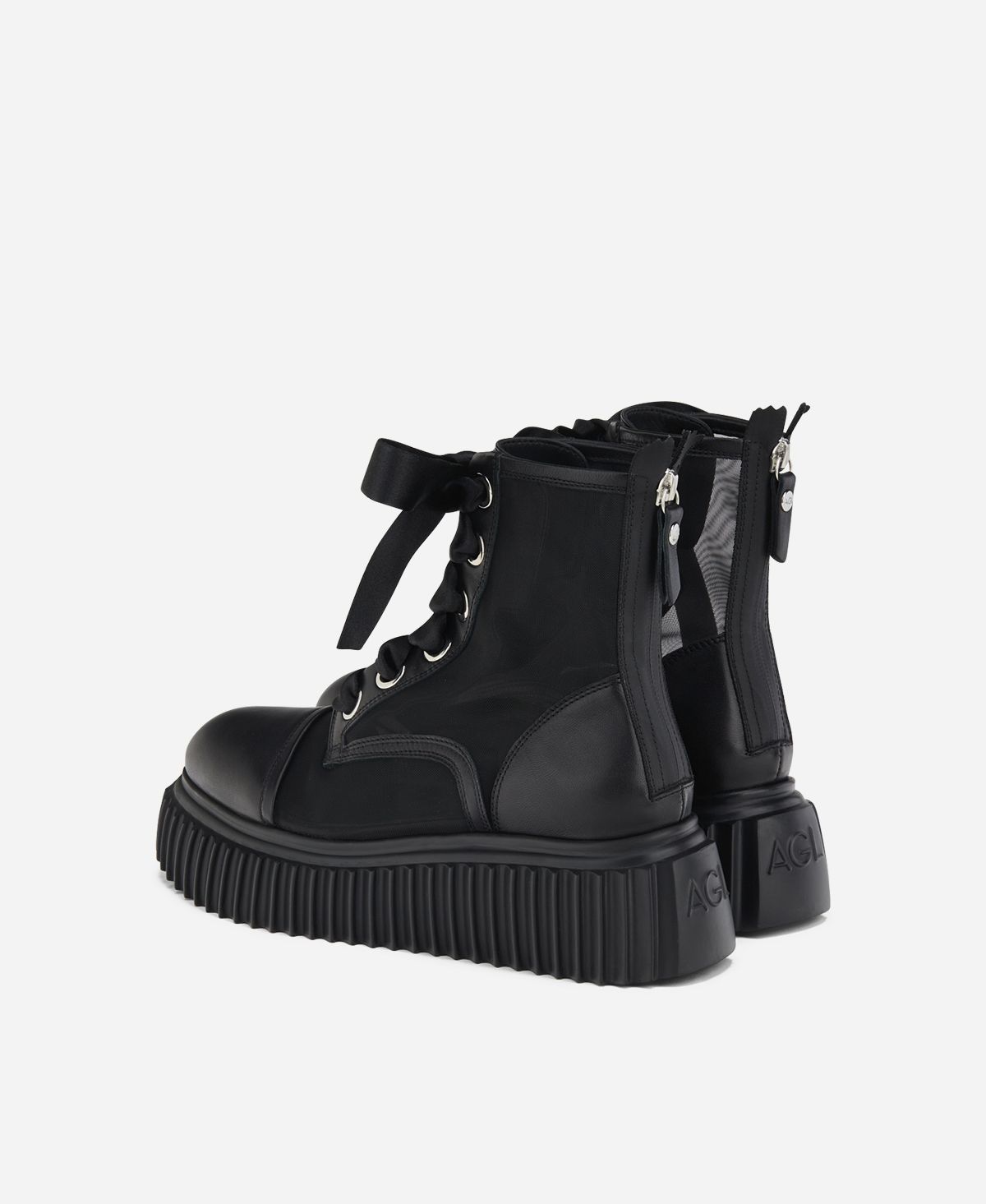 Agl Stivaletto con rete Nero Iggy Ghost Italia